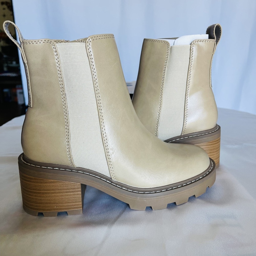 SO Memory Foam Boots Size 6 MED Tan color (Orig $49.99) - Picture 9 of 10